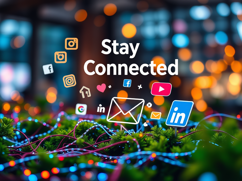 Stay connected AI graphic